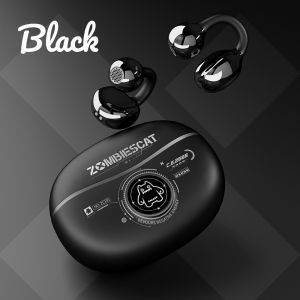 ZOMBIESCAT B16 Wireless Bluetooth 6.0 Headphones Ear Clip Earbuds For Gaming Headsets Sports Running Earphones