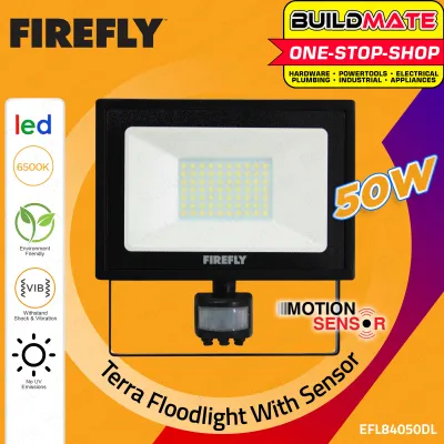 Buildmate x FIREFLY Basic Terra with Sensor LED Floodlight Flood Light DAYLIGHT EF84050DL BUILDMATE