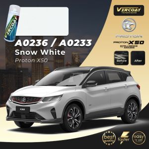 [PROTON X50 Touch Up Paint All Colors VIRCOAT ] DIY Aerosol Bottle 2k Paint Car Coating Spray Cat Kereta Lama 补漆 车漆