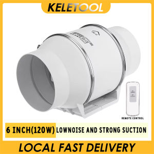 Kitchen 4"6"8" Ventilation Exhaust Fans Portable Inline Fan Toilet Exhaust Fan Air Ventilator Duct 抽風機 小型