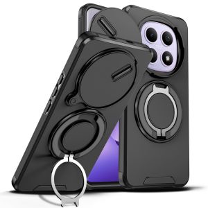 Shockproof Armor Slide Lens Protect Case For Xiaomi Redmi Note 15 Pro+ Redmy Note15 Pro 4G Plus 5G Ring Holder Cover