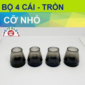 Combo 4 Bọc Chân Bàn Ghế Silicon Chống Trầy