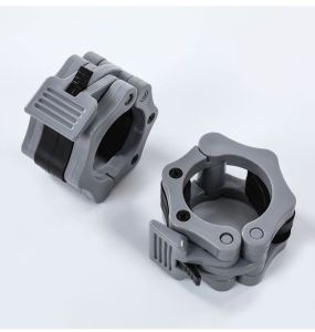 2 Thanh Tạ Bằng Nhựa 2 Thanh Kẹp Tạ Đòn Tập Thể Hình Tại Nhà 50Mm