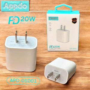 Bộ sạc nhanh PD 20w APPDO không nóng máy không loạn cảm ứng bảo hành dài hạn