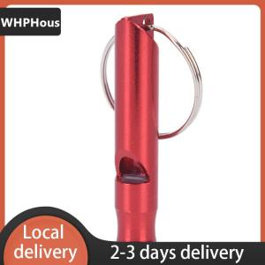 [COD] WHPHous Ship within 24 hours Metal Whistle Pendant With Keychain For Survival Emergency Mini Size Whistles