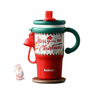 Gift 24oz Office Ice Blended Car Cup 710ML Coffee Cup with Handle Straw Drinkware Flask Portable Kids Cup