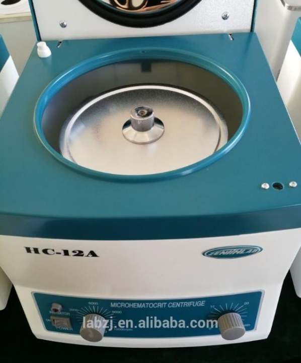 Zenith Lab HC-12A Hematocrit Micro-Centrifuge – 12,000 RPM, Multi-Discipline Lab Use