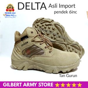 sepatu pendek delta Usa boots Import safety tactical Cream Tan Gurun Terbaru Outdoor