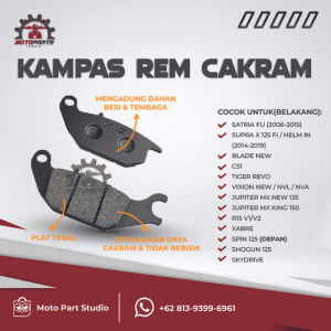 KAMPAS REM XWZ SATRIA FU BLADE 125 VIXION NEW JUPITER MX 135 R15 XABRE