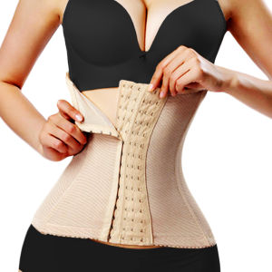 Men Shapewear Waist Trainer Body Shaper Modeling Belt Fat Compression Strap with 6 Hooks Shapewear Cincher Girdle Corset