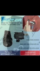 Công Tắc & Motor Mở Yên Vespa Sprint Primavera Liberty ABS Medley GTS Chính Hãng Phụ Tùng Mở Cốp Điện Chuẩn Zin