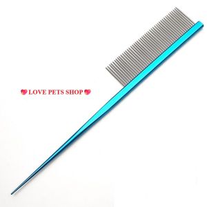 Lược chải lông gỡ rối lông Chó Mèo bằng thép không gỉ cao cấp cán nhọn (mẫu mới) - Love Pets Shop