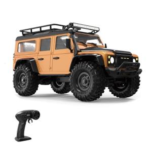 4WD Model Crawler Remote Control Truck 1/16 Scale OffRoad Play Vehicle with LED Roof Light Adult Outdoor Competitive Toy