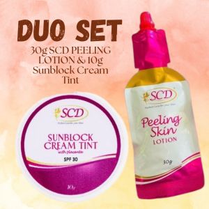 SCD Peeling Lotion +10g Sunblock Cream Tinted