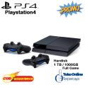playstation4 ps4 hen  jailbreak cfw firmware Terbaru 2024  hardisk 1 tb. 