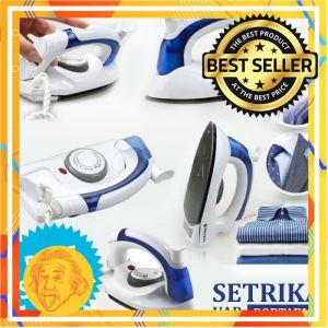 Setrika Uap Lipat Portable Setrika Travel Iron Steamer 2in1Setrika Uap Mini Lipat Portable Praktis
