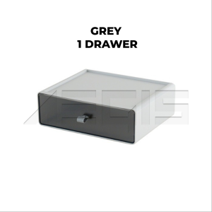 AEGIS Stackable Desk Organiser Desk Drawer 2 Colours One and Two Grids Table Storage Organiser Stack Up Drawers Large Size Organiser