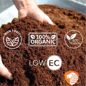 Organic Cocopeat Potmix 3L + 6Month Organic Fertilizer | coco peat soil