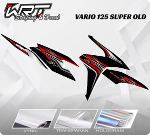 Striping Vario 125 Old-Stiker Decal Vario Super Old Racing Rainbow