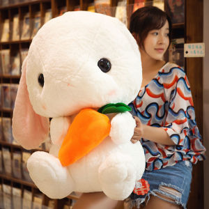 Búp Bê Thỏ 75Cm/65Cm Đồ Chơi Thỏ Nhồi Bông Gối Ngủ Thỏ Đồ Chơi Thỏ Đồ Chơi Nhồi Bông Thỏ Quà Tặng Búp Bê Thỏ