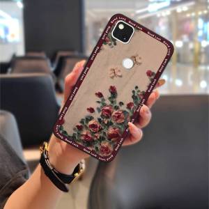 oil painting Anti-knock Phone Case For Google Pixel 4A Cute Back Cover Graffiti Anti-dust Soft case TPU Fashion Design