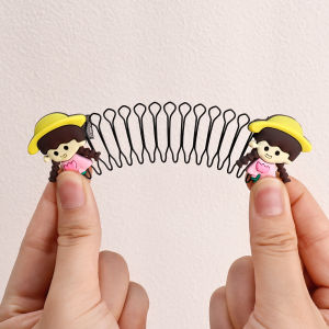 【♡Lovely girls house♡】Invisible Childrens Forehead Back Hair Accessories Cute Cartoon Hair Comb Kids Hair Styling Tool