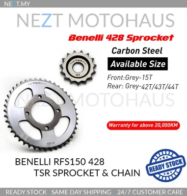 Benelli RFS150 428 TSR Sprocket