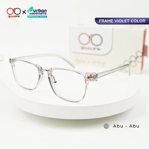 Djava x Urban - Frame Violet - Kacamata Korea Supersin Protector Persegi Mall