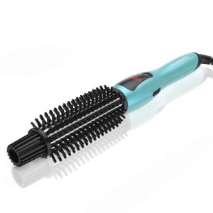 PHOEBE Curling Iron Dual Voltage Travel 1 Inch Ceramic Tourmaline Ionic Hair Curler Hot Brush Professional Anti-Scald Instant Heat Up Curling Wands Heated Styler for Long Hair