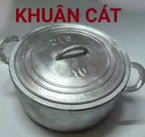 Nồi Gang Đúc số 10 Đã Được Mài Bóng đường kính 21CM