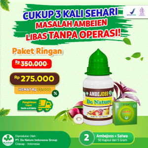 AMBEJOSS SALWA Obat Wasir Ambeien Paling AmpuhAmbeyen Anus Keluar Benjolan Bab Berdarah De Nature
