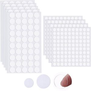 100PCS Transparent Double-Sided Adhesive Tape Dot Waterproof Traceless Acrylic Glue Double-sided Adhesive Round Sticker Tape Dot