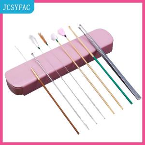 JCSYFAC Bộ 8 chiếc que lấy ráy tai muỗng vệ sinh tai dụng cụ loại bỏ ráy tai