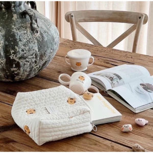 GINA Korean Premium Pouch Bag / Premium Cotton Stroller Pouch Bag / Tas Gantung Stroller / Diaper Bag