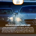 LAMPU UTAMA Mobil LED Headlight C6 SILVER 12V 36W PACKAGING HITAM H3 H4 H7 H11 HB3 HB4 / LAMPU HEADLAMP MOBIL LED C6 12V 36W. 
