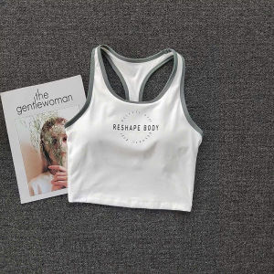 Áo Sát nách 006 vải thun lạnh có mút cạp 2 lớp chơi pickleball Gym Yoga