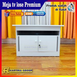 Meja tv led 32 inch minimalis modern Serbaguna lose premium [ Kartina Group ]