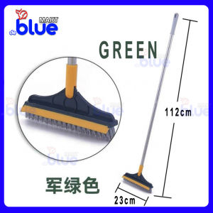 BLUEMART 2 in 1 Magic Broom Sekali Berus Pengering Lantai Mop Brush Wiper Sweeping Hair Artifact Bathroom Wiper Broom Wiper Floor Broom Penyapu Sapu