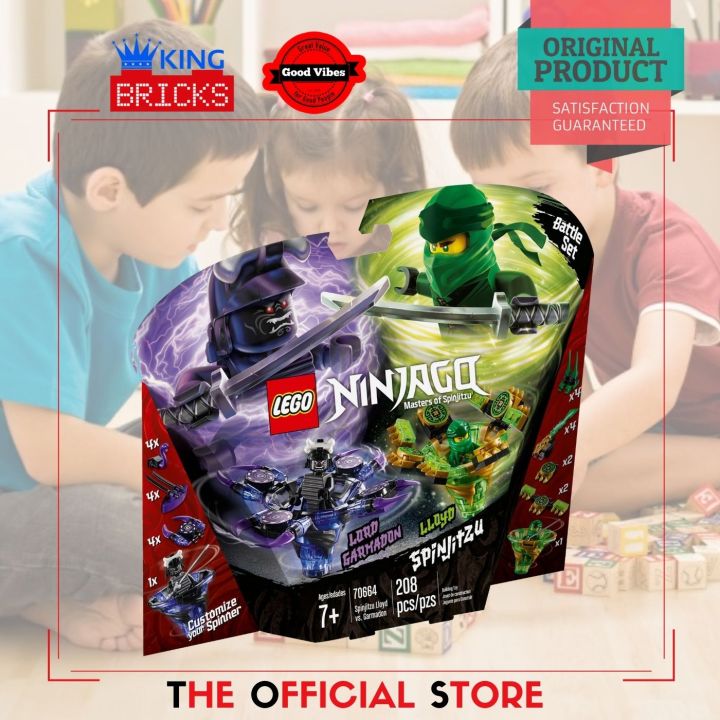 Ninjago Spinjitzu Lloyd Vs Garmadon Spinner LEGO Original NINJAGO