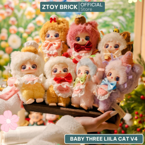 LIILA CAT V4 Plush Hộp Mù | Liila Lucky Cat Blind Box Búp bê Vinyl Bản Hộp Ngẫu Nhiên