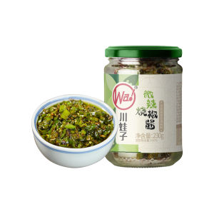 【下饭菜酱料】川娃子炭烤烧椒酱蒜蓉辣椒酱四川拌饭虎皮青椒酱剁椒酱拌面下饭菜