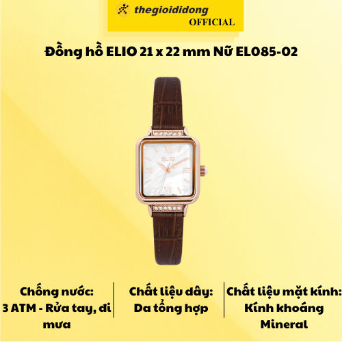 Đồng hồ ELIO 21 x 22 mm Nữ EL085-02