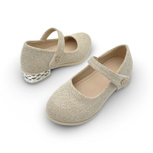 Princess Shoes with Low Heel Sparkling Doll Shoes For Party Girls Mary Janes Shoes For Toddlers and Kids