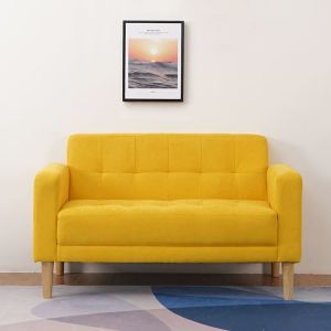 Fabric Sofa Technology Cloth Small Medium Apartment Double