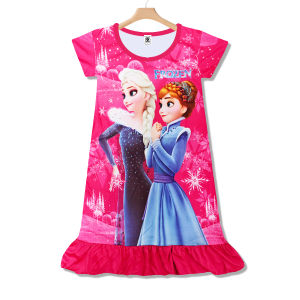 MONKEY KING Girls Skirt Children Kids Long Dress Cartoon Palda ng mga Babae QGA004