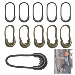 IIWEIKE Camping Equipment MultiPurpose Backpack Bags Clip Buckle Anti-theft DIY Clothing Zipper Pulls Cord Zipper Longer Tail EDC Zipper Rope Zipper Ropes
