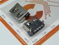 Cổng USB cái 2.0 type A 4P chân SMD (10c). 