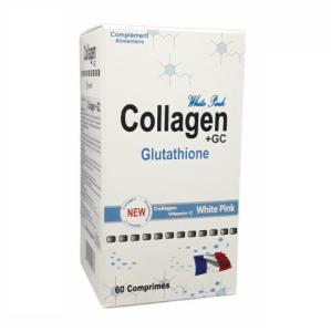 Collagen + GC Glutathione 500mg - Lọ 60 viên – Sáng đẹp da chống lão hóa tăng cường chức năng thải độc gan... Nhập Pháp