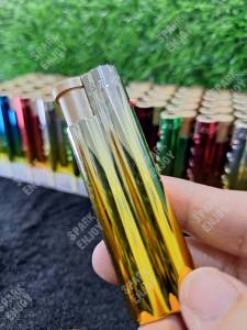 ไฟแช็คแก๊สเคสเงาสีทูโทน รุ่น TB  ไฟแช็คเติมแก๊ส ไฟแช็คแก๊สไฟแรงต้านลม สินค้าตัวเปล่าไม่มีวัตถุไวไฟ