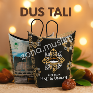 kardus paper bag dus teng-teng dus tali dus oleh oleh haji dan umroh ISI 50 PCS
